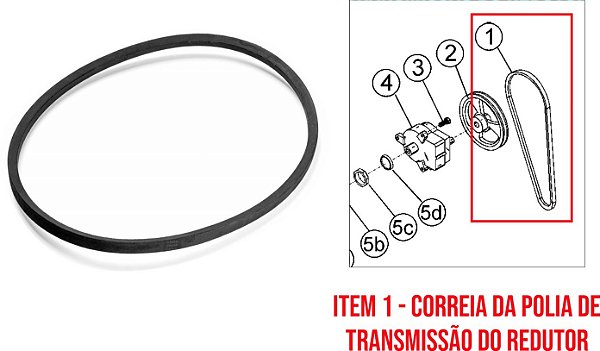 CORREIA DE TRANSMISSÃO DO REDUTOR - TAYLOR 430 AÇAÍ - A33