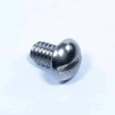 PARAFUSO FENDA 1/4-20X3/8 CABEÇA REDONDA AÇO INOX