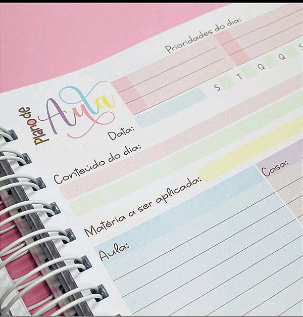 Caderno De Planejamento Professores Universitário