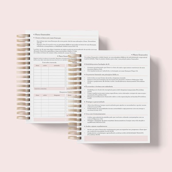 Planner Devocional - Meu tempo com Deus