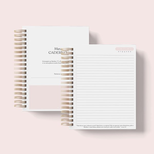 Caderno com Versículos - Meu tempo com Deus