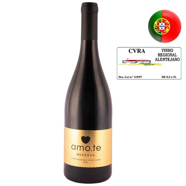 Vinho Português Tinto Amo Te Reserva Douro D.O.C 750ml