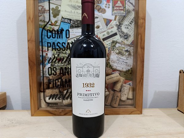 Vinho Tinto Italiano 1932 Primitivo Di Salento I.G.T 750 ml