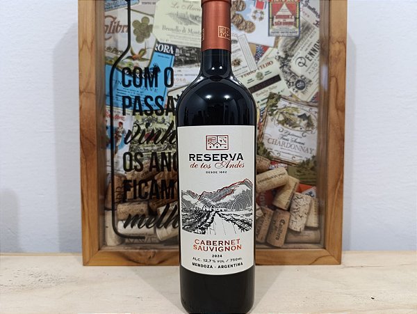 Vinho Tinto Argentino Reserva de los Andes Cabernet Sauvignon 750ml