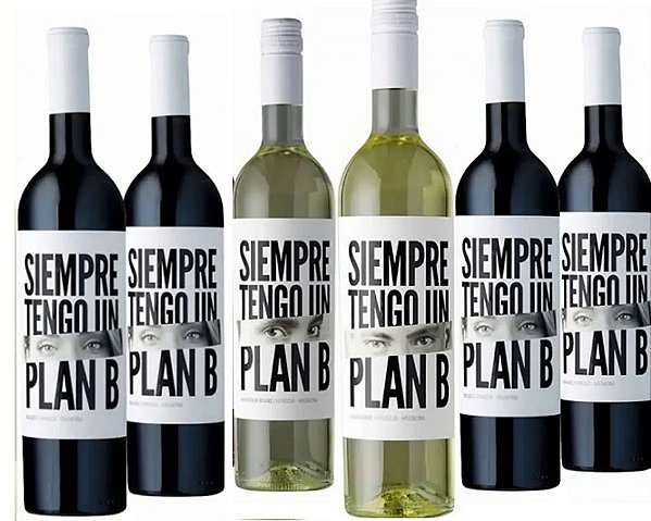 Kit com 20% de desconto! Combo Plan B, leve 6 com desconto! 2 Bonardas, 2 Red Blend e 2 White Blend