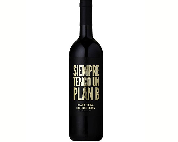 Vinho Tinto Argentino Siempre Tengo Un Plan B Gran Reserva Cabernet Franc 750ml