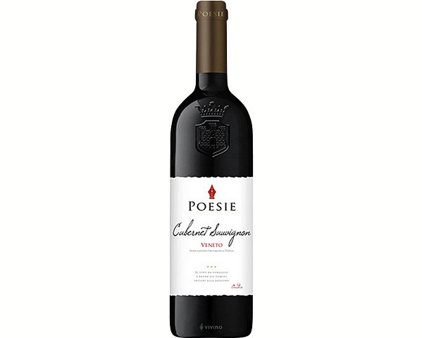 Vinho Tinto Italiano Poesie Cabernet Sauvignon Igt 750ml