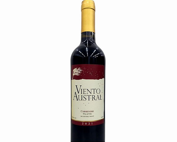Vinho Tinto Chileno Viento Austral Carmenere 750ml