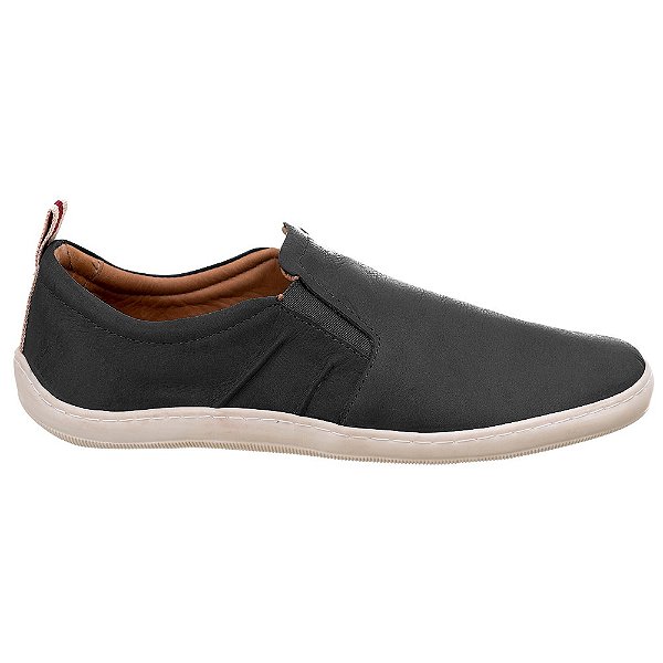 Tênis Slip On Feminino Manuh Ortopédico Couro Super Leve