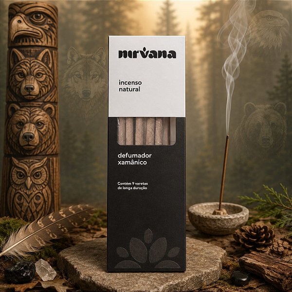 Incenso Natural Nirvana - Defumador Xamânico