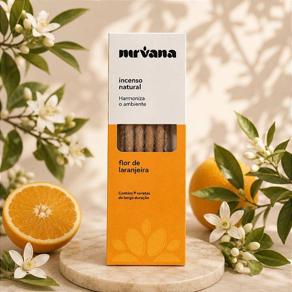Incenso Natural Nirvana - Flor de Laranjeira