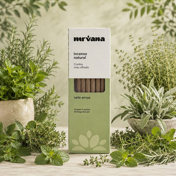 Incenso Natural Nirvana - 7 Ervas