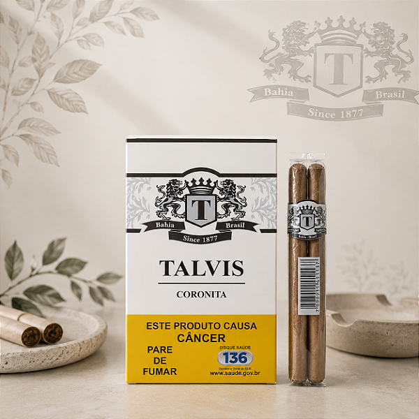 Charutinho/Cigarrilha Talvis Coronita - Tradicional (sem piteira)