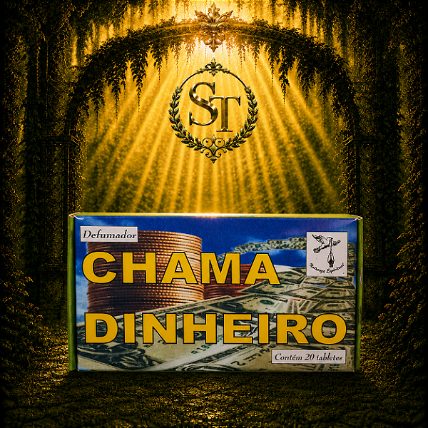 Defumador Pirâmide - Chama Dinheiro