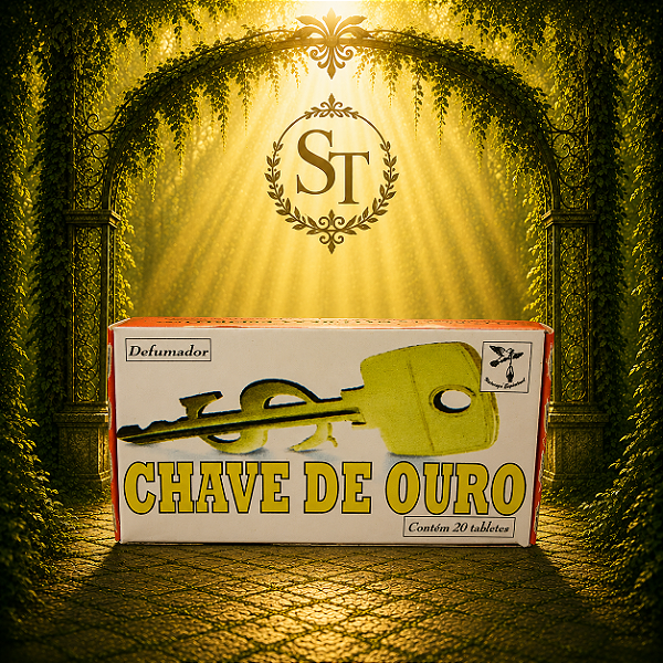 Defumador Pirâmide - Chave de Ouro