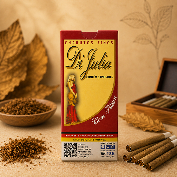 Cigarrilha Di Julia - Tradicional (com piteira)