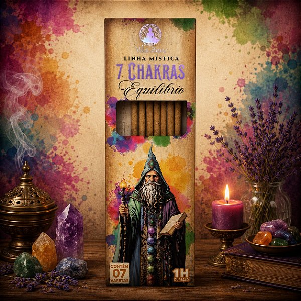 Incenso Vila Zen Magos - 7 Chakras