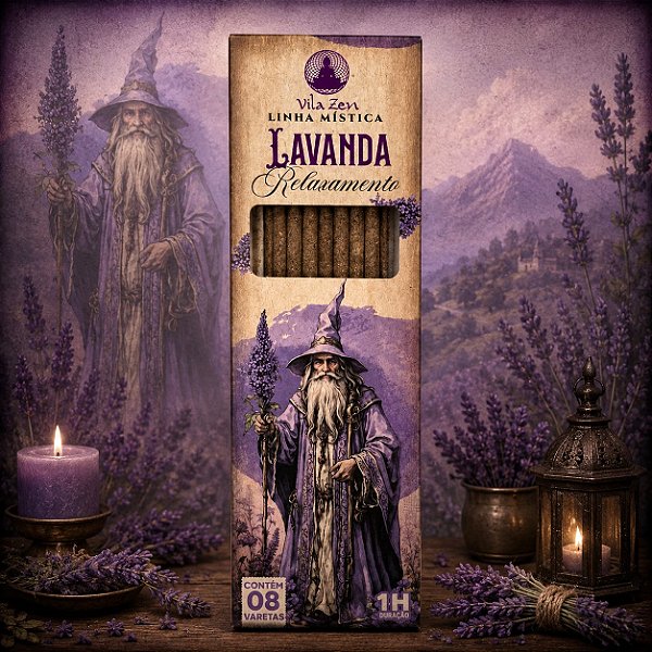 Incenso Vila Zen Magos - Lavanda