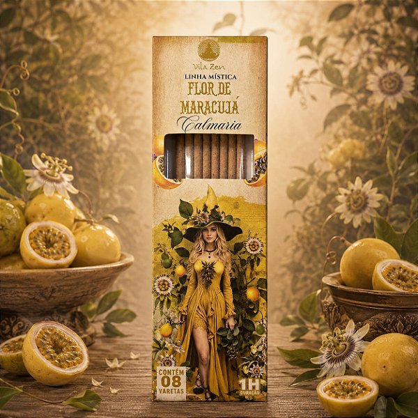 Incenso Vila Zen Bruxas - Flor de Maracujá