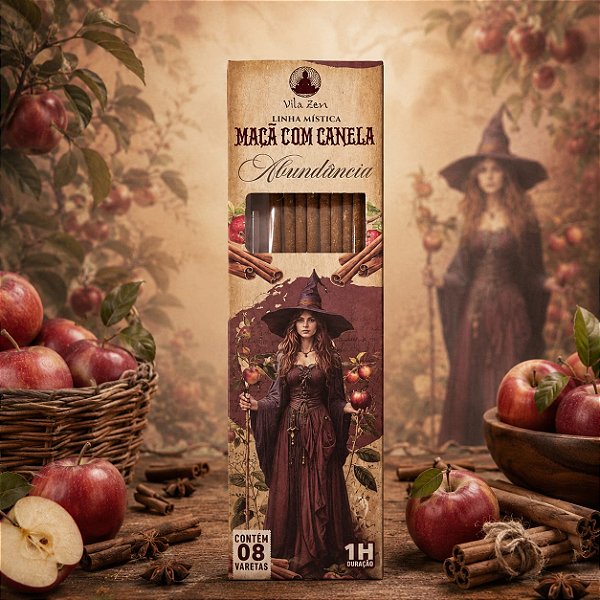 Incenso Vila Zen Bruxas - Maçã com Canela