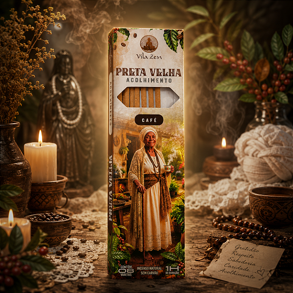 Incenso Vila Zen Orixás e Entidades - Preta Velha