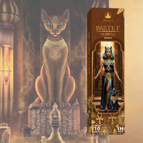 Incenso Vila Zen Deuses - Bastet
