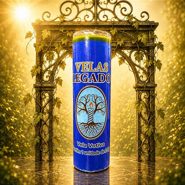 Vela de 200gr - Azul Escuro