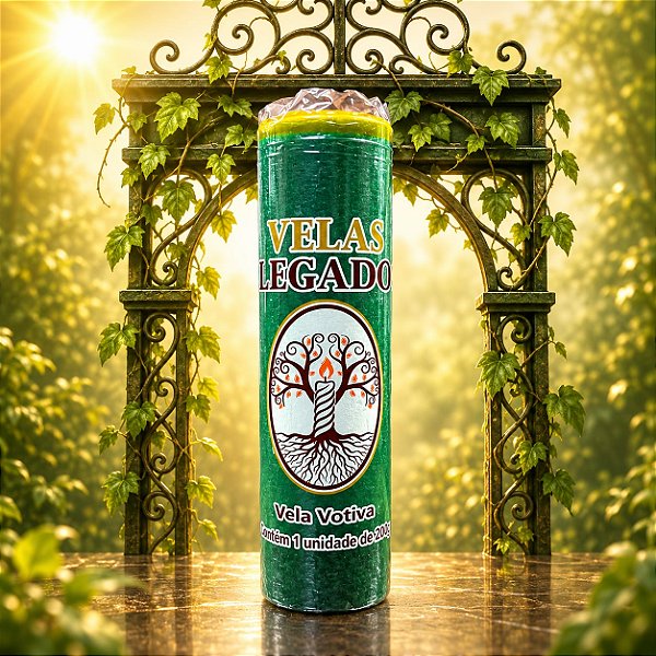 Vela de 200gr - Verde