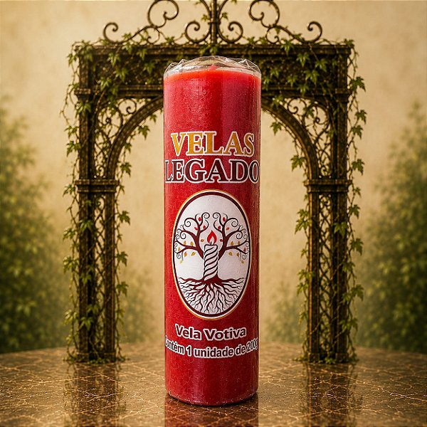 Vela de 200gr - Vermelha