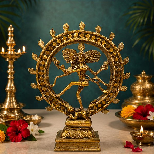 Deus Shiva Nataraja - 18cm - Modelo 2