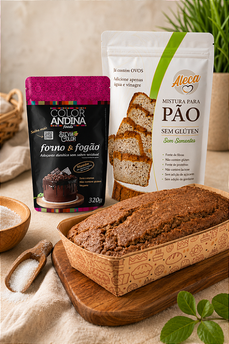 Adoçante Culinário Stévia Forno e Fogão Color Andina Foods 320g