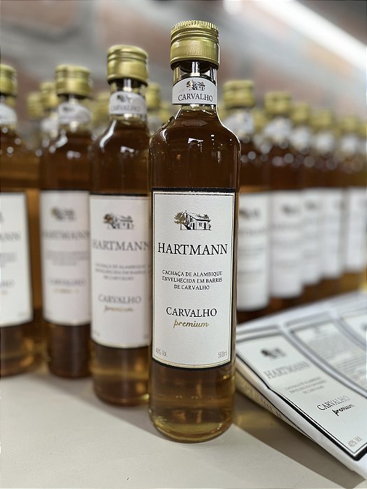 Cachaça Hartmann Ouro / Gold / Cachaza Oro 500ml