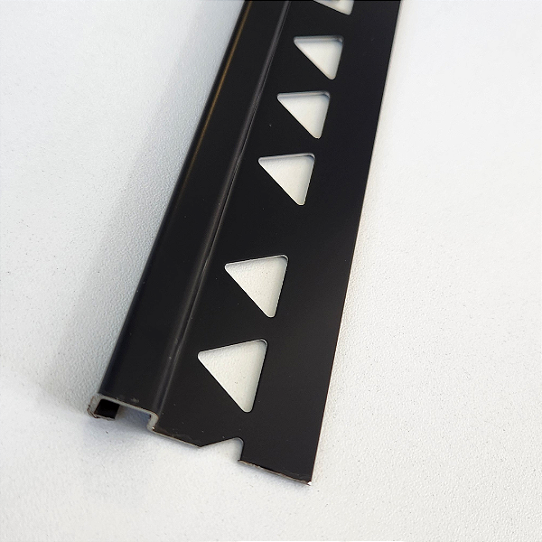 Perfil Inox 304 Modelo P Escadas e Soleira Quadrado, Chão e Parede - Barra de 3 metros