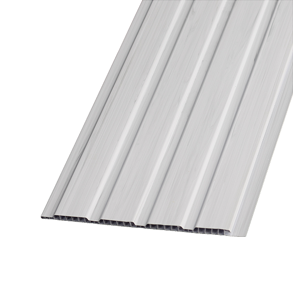 Painel Ripado Pvc 3d Relevo Barra 3,00x0,20 - Cor Patina (Cinza Claro)