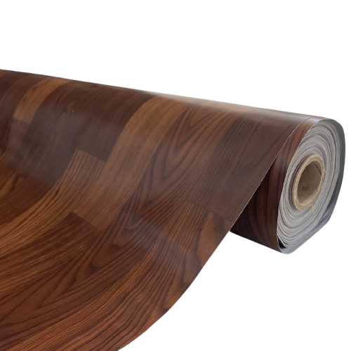 Piso Vinílico em Manta ULTRA RESISTENTE - Cor Nogueira Fosco - Medida 1m x 2metros