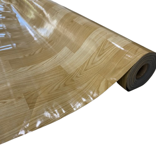 Piso Vinílico em Manta ULTRA RESISTENTE - Cor Cerejeira Brilho - Medida 1m x 3metros