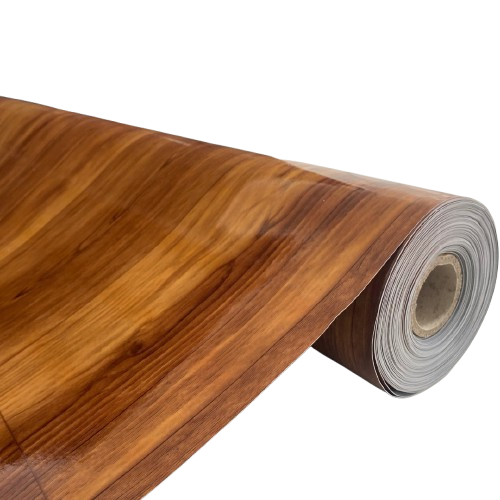 Piso Vinílico em Manta ULTRA RESISTENTE - Cor Imbuia Brilho - Medida 1m x 10metros