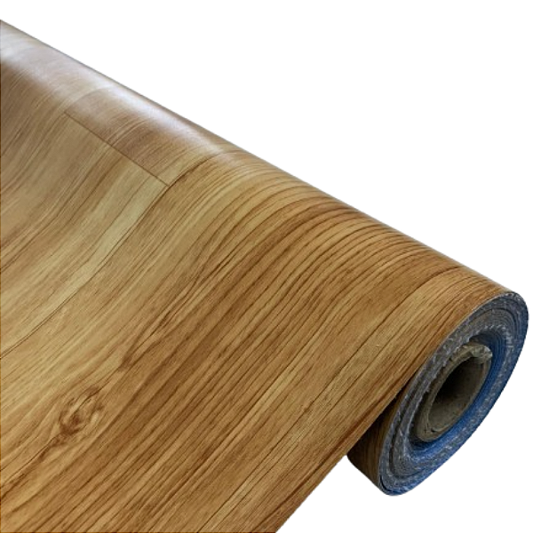 Piso Vinílico em Manta ULTRA RESISTENTE - Cor Cedro Fosco - Medida 1m x 10metros