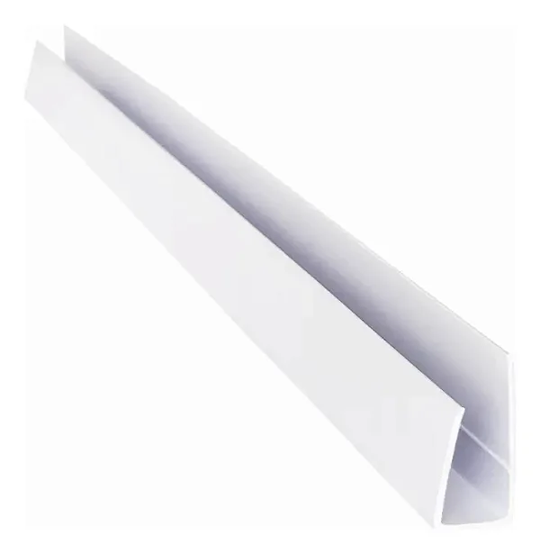 Cantoneira U Para Painel 3d Pvc 3 Metros