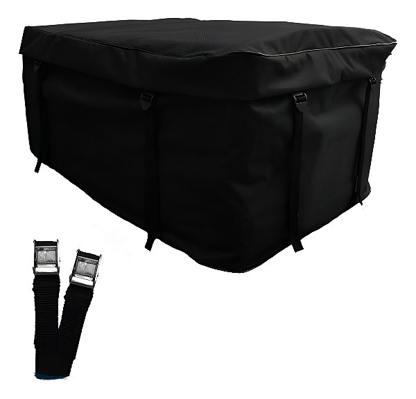 Bagageiro Maleiro de Teto 340 litros Universal + Cinta de Carga