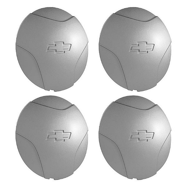 Jogo Calota Centro Roda Ferro Corsa Wind 1994 Até 1999 Prata