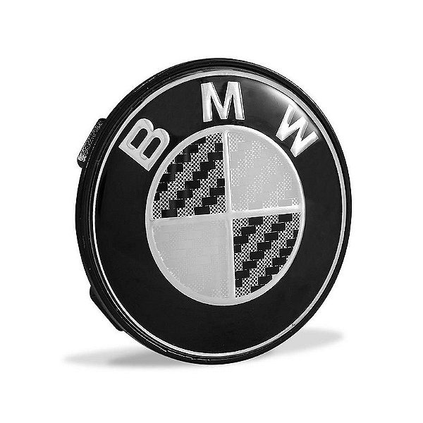 Calotinha 69mm Centro de Roda BMW Até 2018 Preta