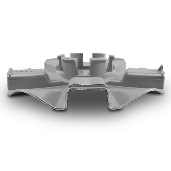 Jogo Calota Central Garra Baixa Astra GSI Big Rodas BRW 180 Emblema GM Alumínio Prata