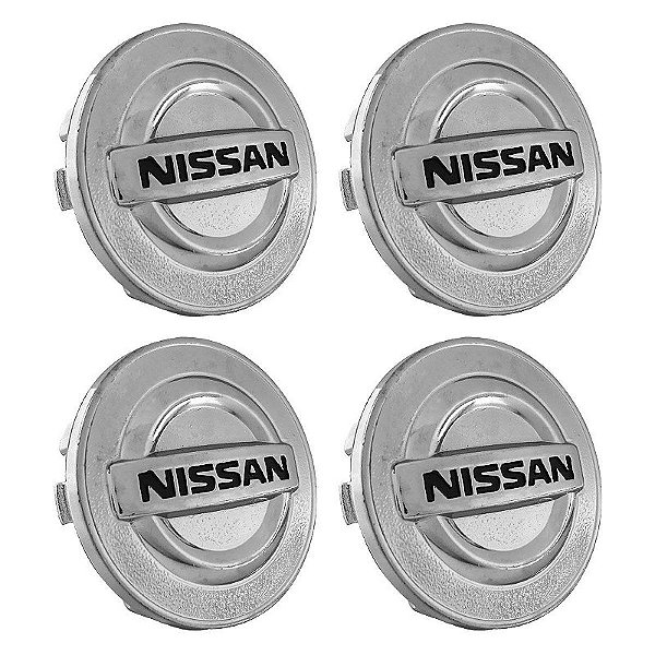 Jogo Calotinha 53mm Nissan March Sentra Versa Kicks Livina Tiida Cromada