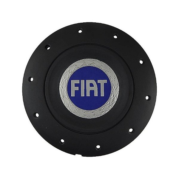 Calota Central Roda de Ferro Emblema Fiat Azul Modelo Amarok Aro 13 14 15