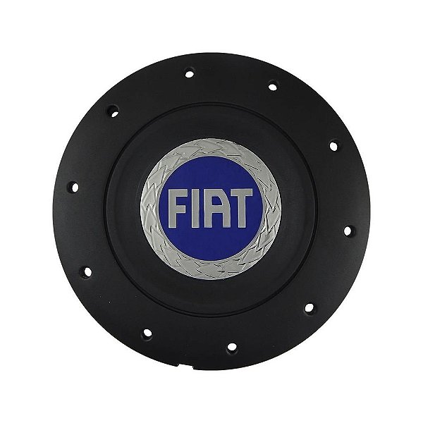Calota Central Roda de Ferro Emblema Fiat Azul Modelo Amarok Aro 13 14 15