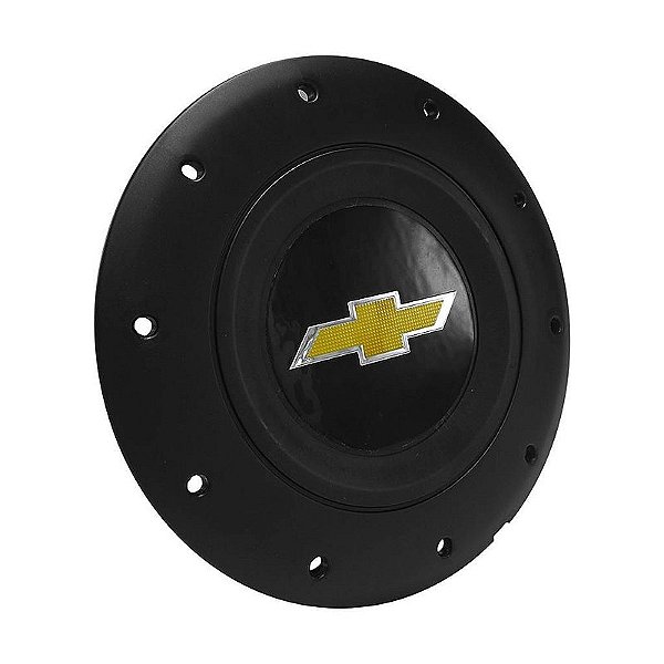 Calota Central Roda de Ferro Chevrolet GM Preto Modelo Amarok Aro 13 14 15