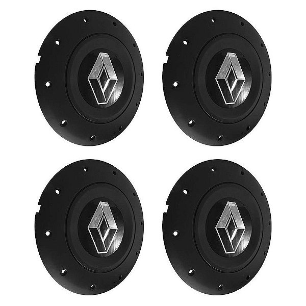 Jogo Calota Central Roda de Ferro Renault Modelo Amarok Aro 13 14 15
