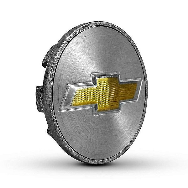 CALOTA MEIO RODA VECTRA ELITE / CAPTIVA 3D 2010 (56mm) ORIGINAL - PRATA - C/EMBL.