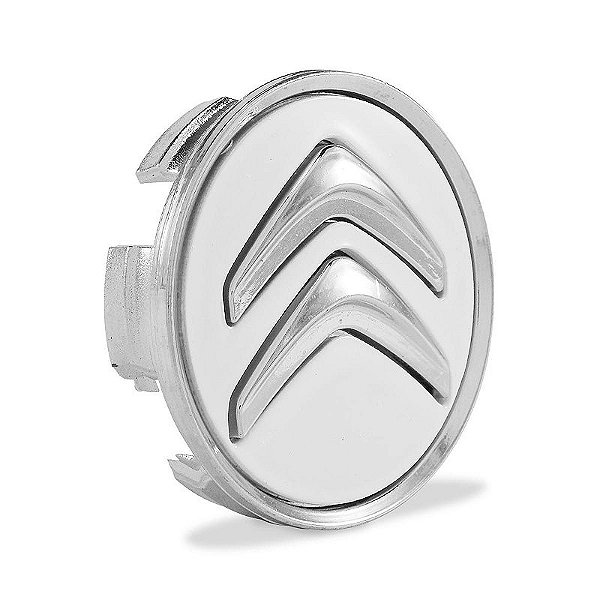 Calotinha 60mm Centro de Roda Citroen Aircross C3 C4 Branca